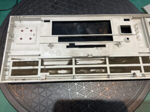 フロントフィルターの劣化を確認