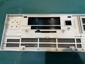 フロントフィルターの交換後